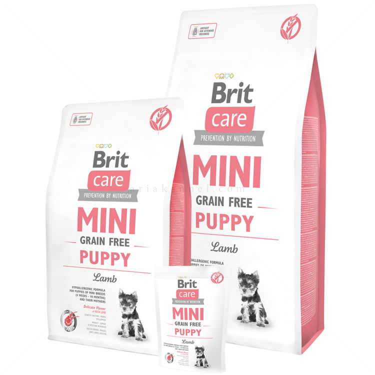 Brit Care Mini Grain Free Puppy 0.400 кг с агнешко месо