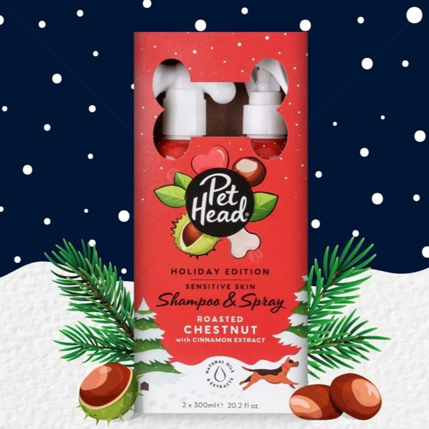 Коледен комплект Шампоан и спрей PET HEAD Christmas Giftset