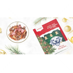 Коледен календар с лакомства за кучета WANPY Christmas Calendar 100 гр