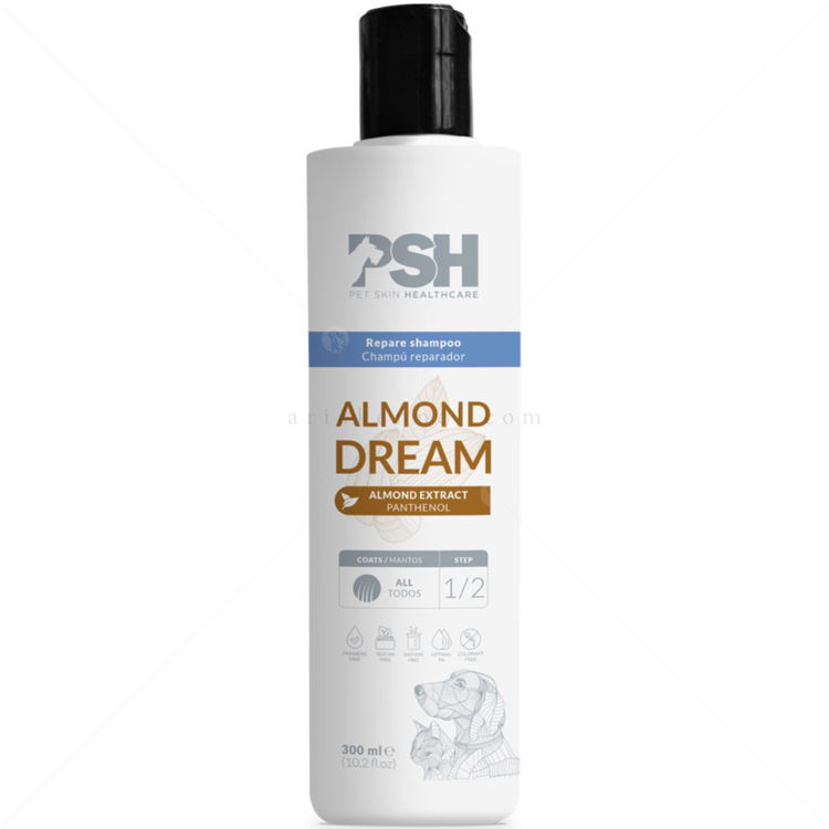 Възстановяващ шампоан с бадем, пантенол и глицерин PSH Almond Dream Shampoo