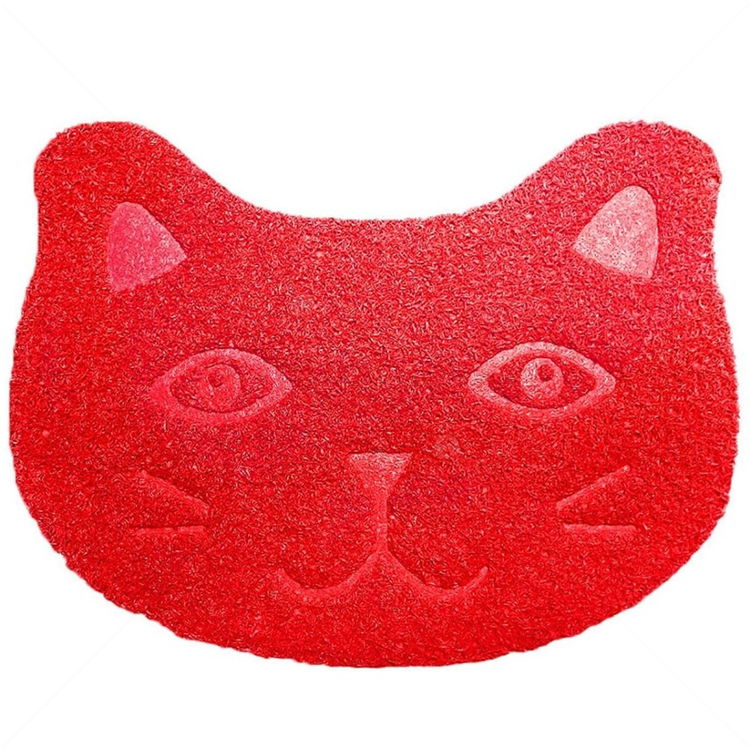 Подложка за почистване на лапи MINA PET, червена