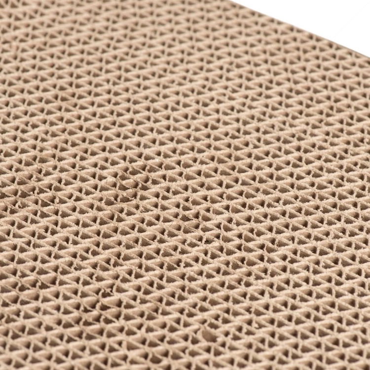 Драскало от картон "Вълна" с котешка билка AMAZONIA, многоцветно