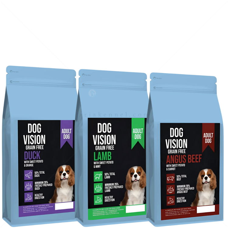 ПРОМО ПАКЕТ DOG VISION 3x2 кг - с патешко, агнешко и ангъс говеждо месо