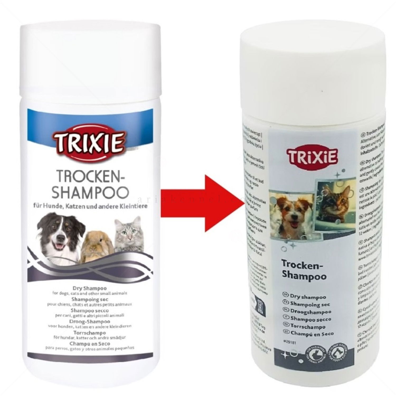 Сух шампоан за кучета, котки и гризачи TRIXIE 100 гр