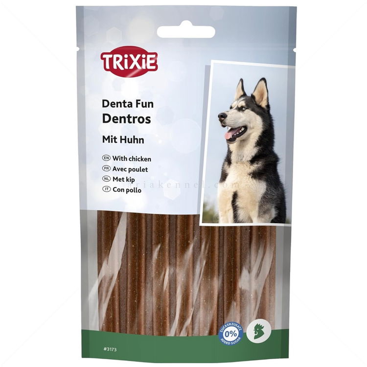 Дентални пръчки с пилешко месо TRIXIE DentaFun Dentros