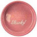 Керамична купа Thanks for service, TRIXIE, розова, 15 см