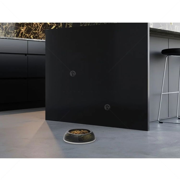 Купичка за храна и вода SAVIC Delice Marble, Ø10.5 см, тъмен мрамор