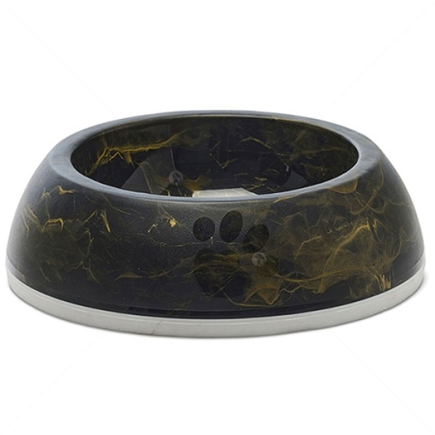 Купичка за храна и вода SAVIC Delice Marble, Ø11.5 см, тъмен мрамор