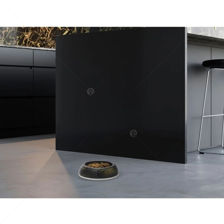 Купичка за храна и вода SAVIC Delice Marble, Ø14 см, тъмен мрамор