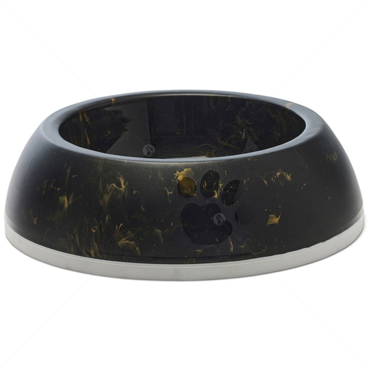 Купичка за храна и вода SAVIC Delice Marble, Ø18 см, тъмен мрамор