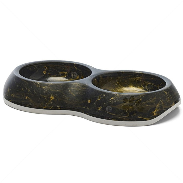 Двойна купичка SAVIC Delice Twin, тъмен мрамор