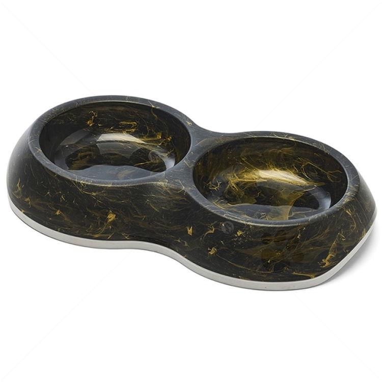 Двойна купичка SAVIC Delice Twin, тъмен мрамор