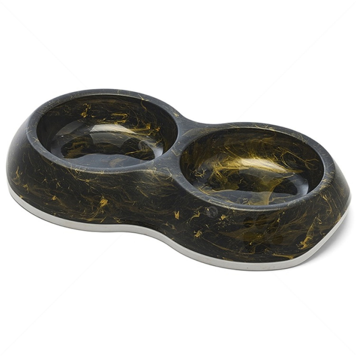 Двойна купичка SAVIC Delice Twin, тъмен мрамор