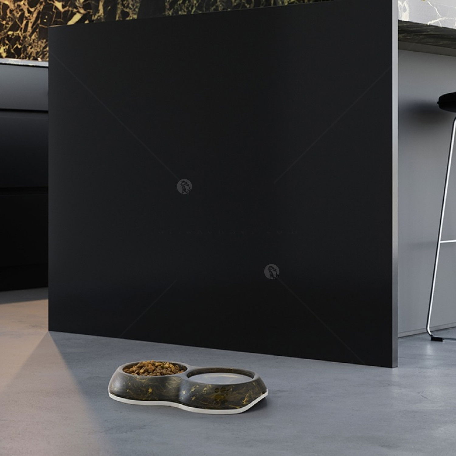 Двойна купичка SAVIC Delice Twin, тъмен мрамор