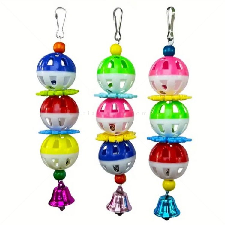 Играчка с цветни елементи и звънчета MINA PET