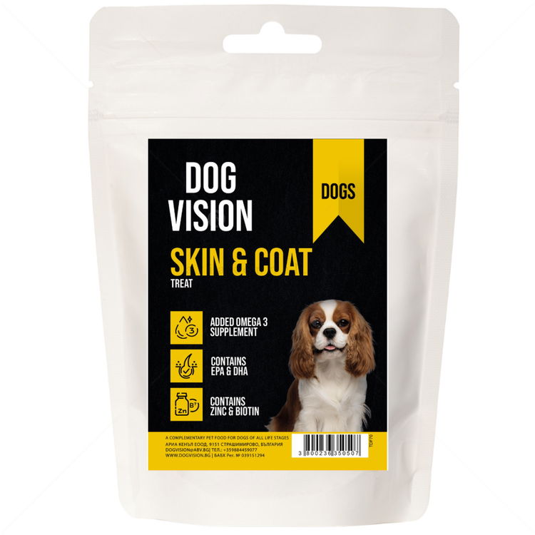 DOG VISION Functional treat Skin & Coat 70 гр