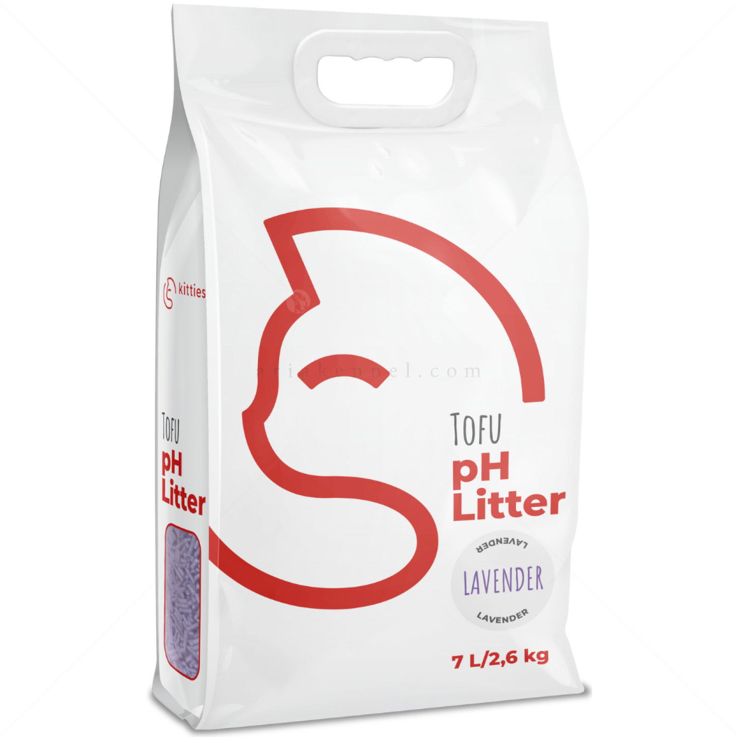 KITTIES Тофу с pH индикатор 7 л/2.6 кг Лавандула