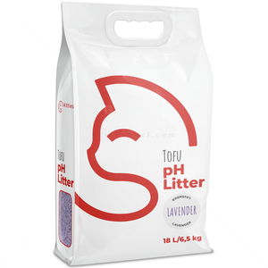 KITTIES Тофу с pH индикатор 18 л/6.5 кг Лавандула