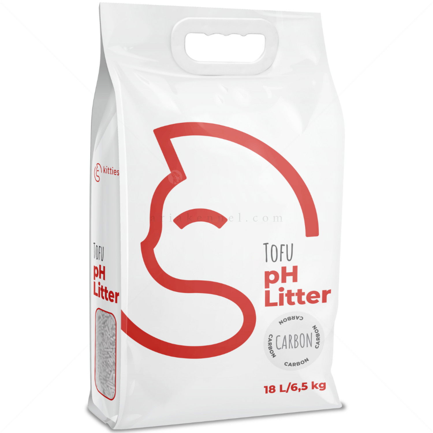 KITTIES Тофу с pH индикатор 18 л/6.5 кг с активен въглен