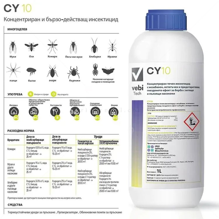 Препарат против комари VEBI CY 1 л