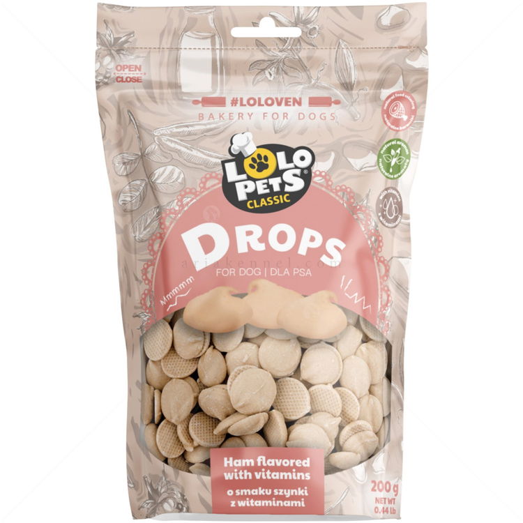 Дропс с вкус на шунка LOLO PETS