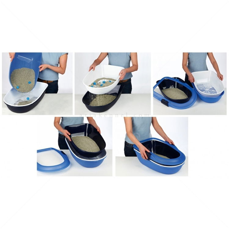 STEFANPLAST Furba Chic Котешка тоалетна, зелена