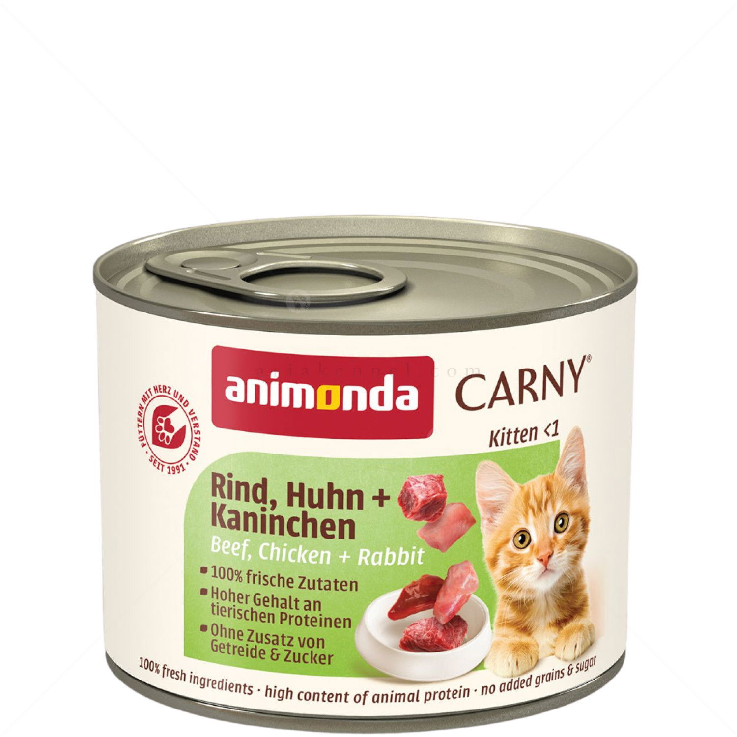 ANIMONDA Carny 200 гр. Kitten пилешко и заешко месо