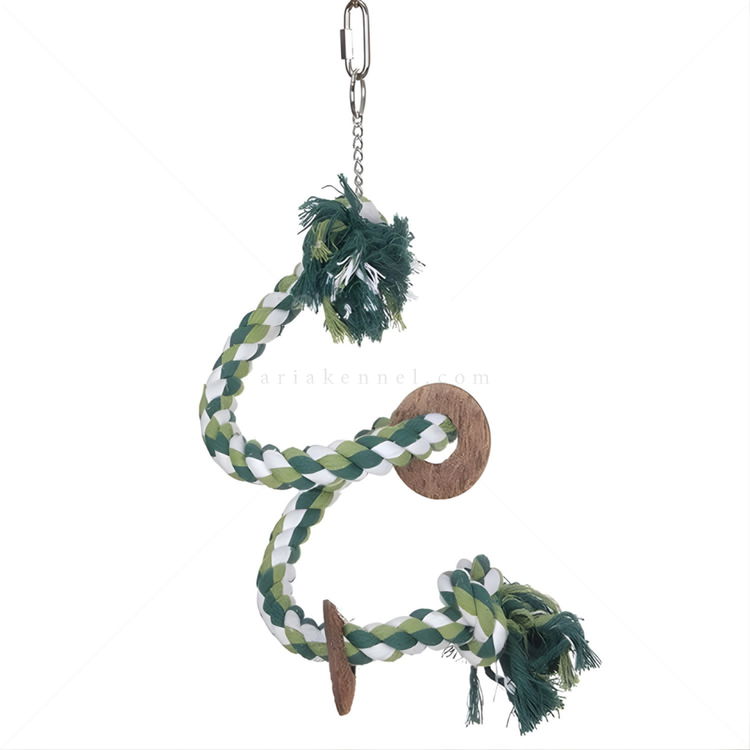 Въжена спирала TRIXIE, зелена