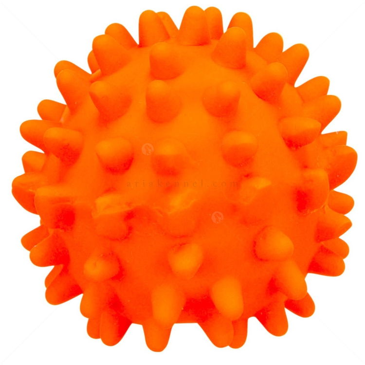 Латексова топка "таралеж" TRIXIE, оранжева