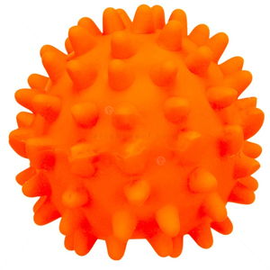 Латексова топка "таралеж" TRIXIE, оранжева