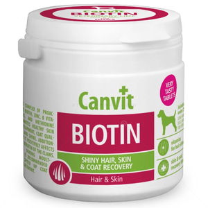 Хранителна добавка за кожа и козина за кучета CANVIT Biotin Dog 230 гр