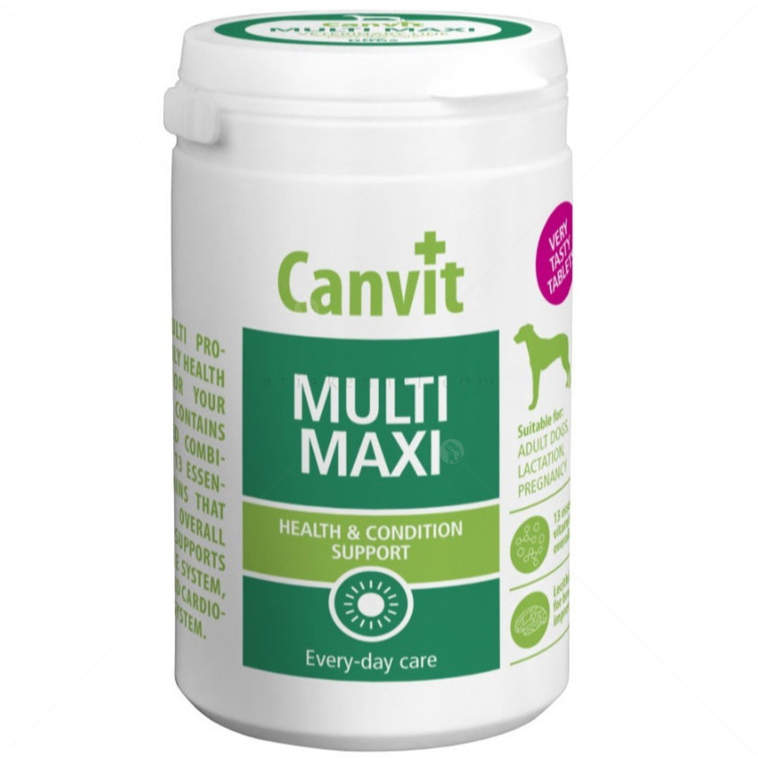 Мултивитамини за кучета от средни и едри породи CANVIT Multi Maxi 230 гр