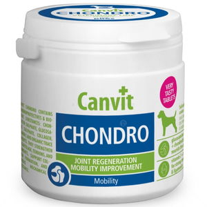 Хранителна добавка за стави и добра мобилност за кучета CANVIT Chondro 100 гр