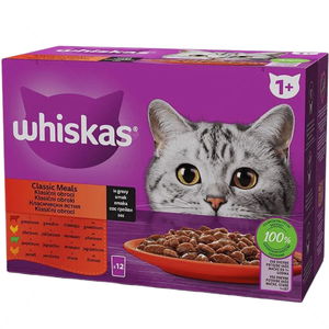 WHISKAS Adult 12х85 гр Класически ястия в сос грейви