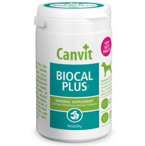 Хранителна добавка с калций и фосфор за кучета CANVIT Biocal Plus 230 гр/ 223 таблетки