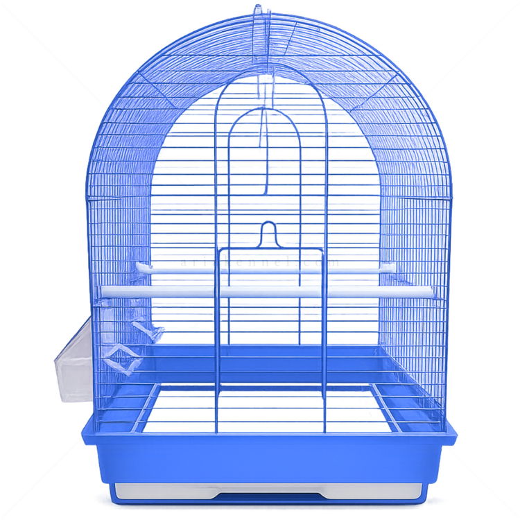 Клетка за малки птици MINA PET, синя