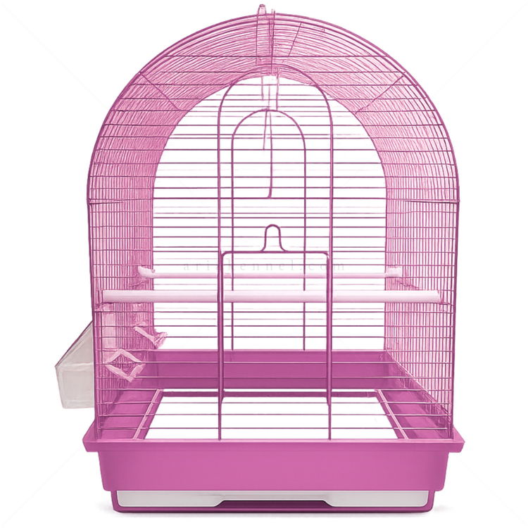 Клетка за малки птици MINA PET, лилава