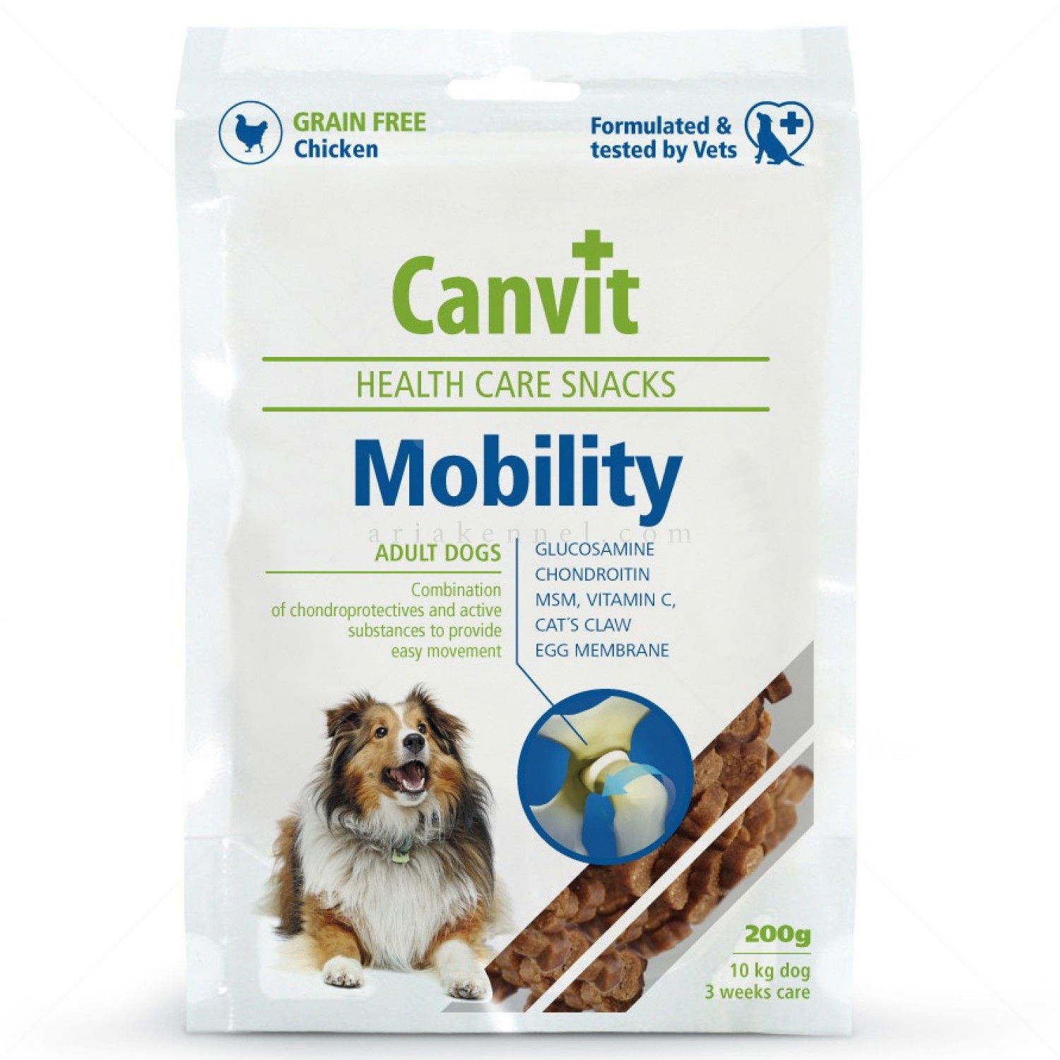 Полувлажни хапки за стави и добра мобилност за израснали кучета CANVIT Adult Mobility