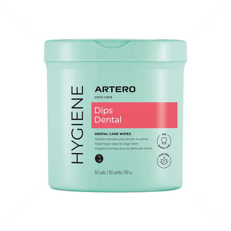 ARTERO Напръстници за почистване на зъби, 50 бр