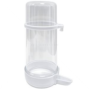 Поилка за птици, матирана, MINA PET, бяла