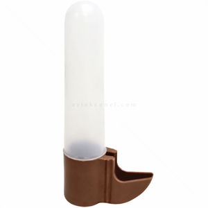 Поилка за птици, матирана, MINA PET, кафява