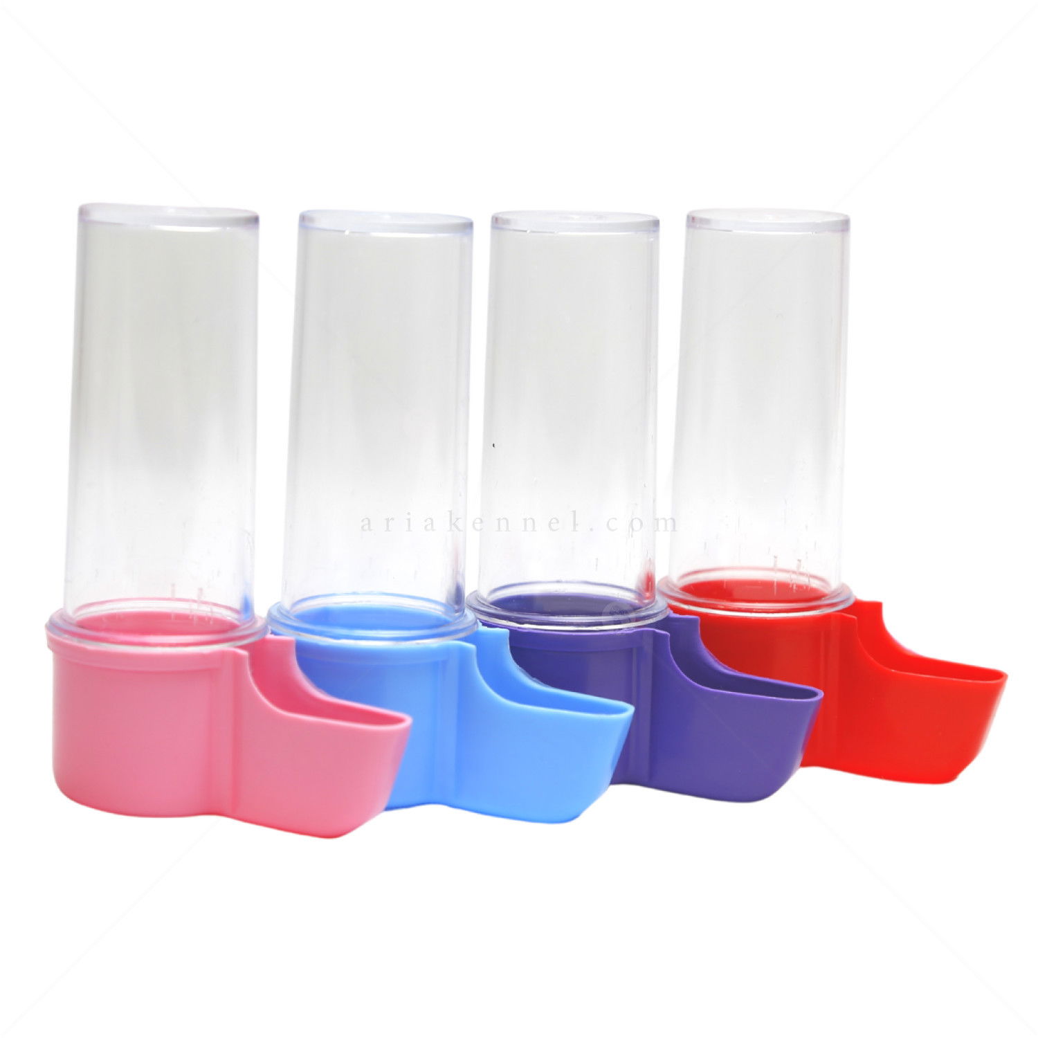 Поилка за птици, прозрачна, MINA PET, оранжевa