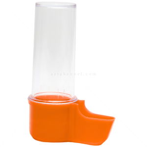 Поилка за птици, прозрачна, MINA PET, оранжевa