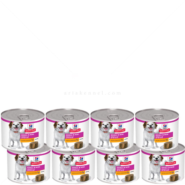 HILL’S Science Plan 8*200 гр Adult Small&Mini Mousse Chicken