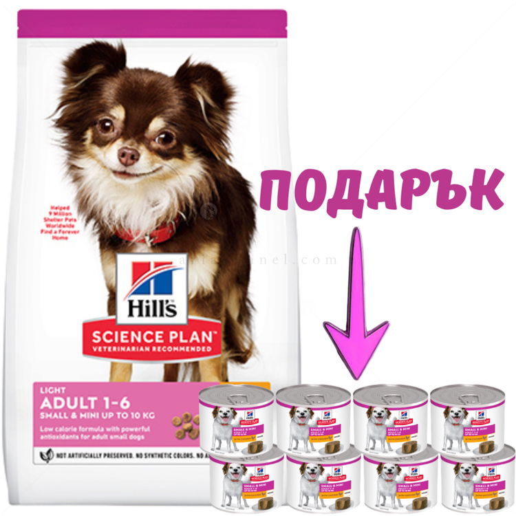 HILL’S SP 6 кг Adult Small&Mini Light Chicken