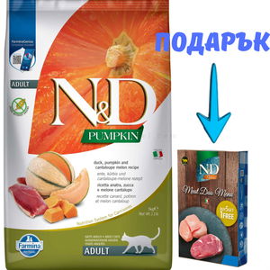 N&D Cat 5 кг Pumpkin Duck Adult