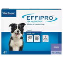 Пипети за външно обезпаразитяване VIRBAC EFFIPRO Spot-on M, 4x134 mg