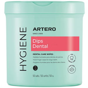 ARTERO Напръстници за почистване на зъби, 50 бр