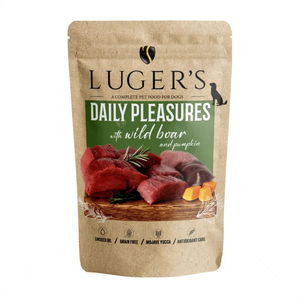 Пауч с глиган и тиква 500 гр LUGER'S Dog Adult Daily Pleasures with Wild boar and pumpkin