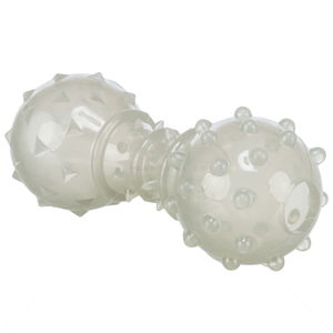 Играчка с отвори за лакомства TRIXIE TPR Snack Dumbbell, светлосива